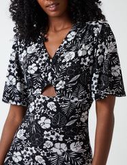 Cut Out Midi Dress