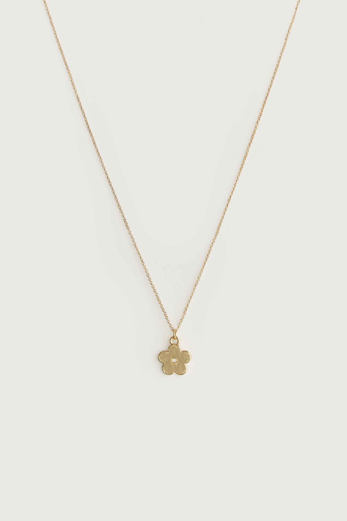 FLOWER CHARM NECKLACE