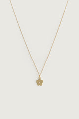 FLOWER CHARM NECKLACE