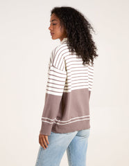 Mixed Stripe Round Neck Jumper