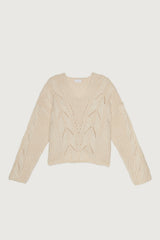 PATTERNED KNIT SWEATER