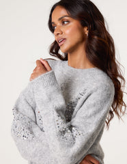 Diamond Sequin Jumper