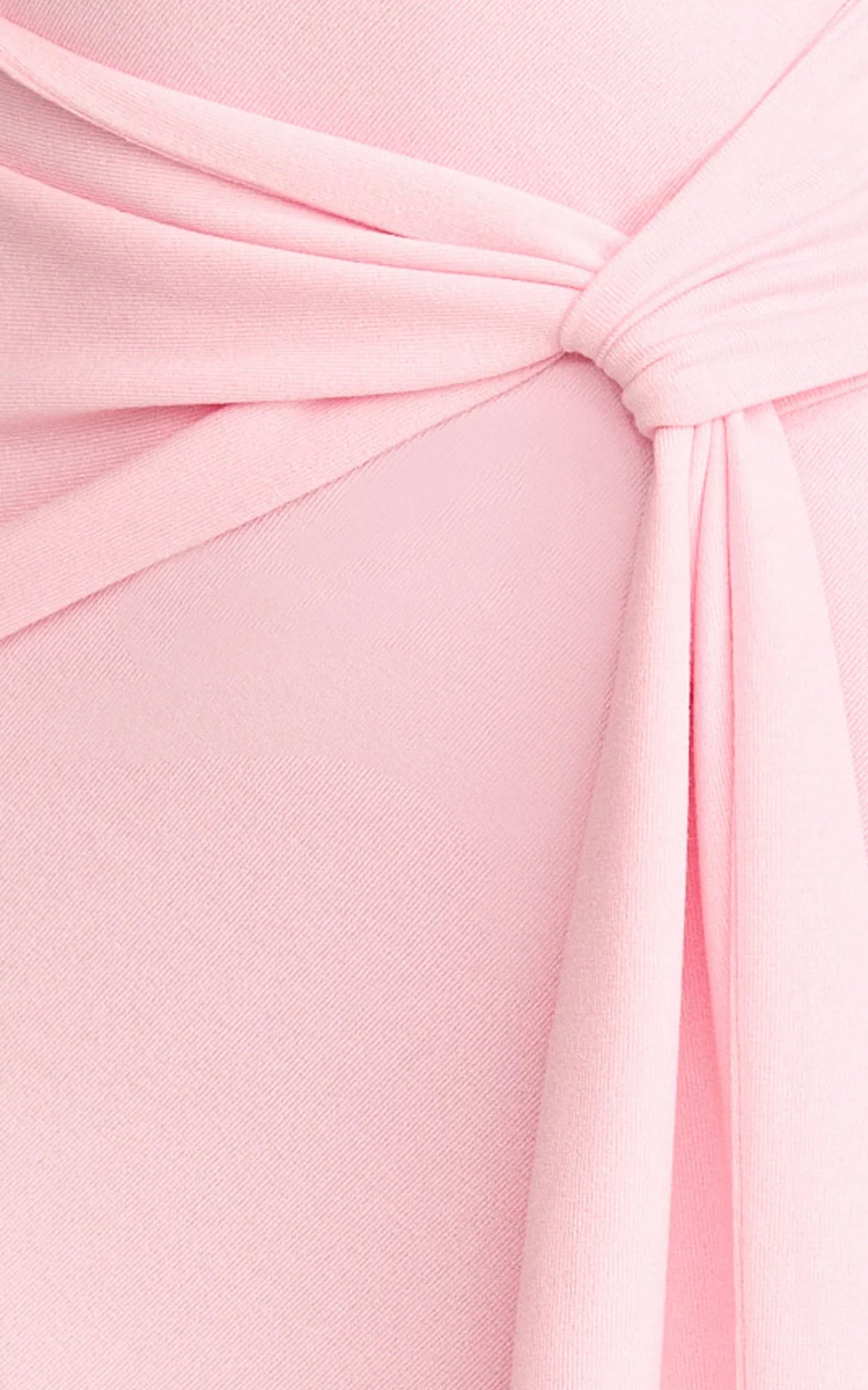 Aria Maxi Dress - Strapless Tie Waist Dress in Pink