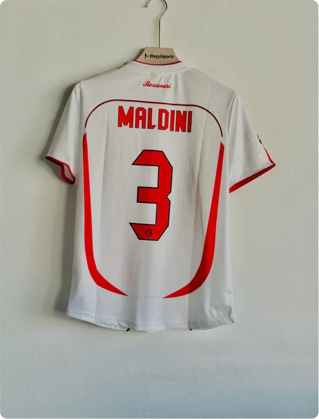 ACMILAN 2006-07 AWAY KIT MALDINI PREMIUM