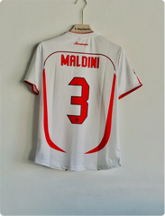 ACMILAN 2006-07 AWAY KIT MALDINI PREMIUM