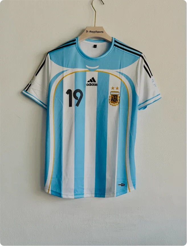 ARGENTINA 2006 HOME KIT MESSI PREMIUM