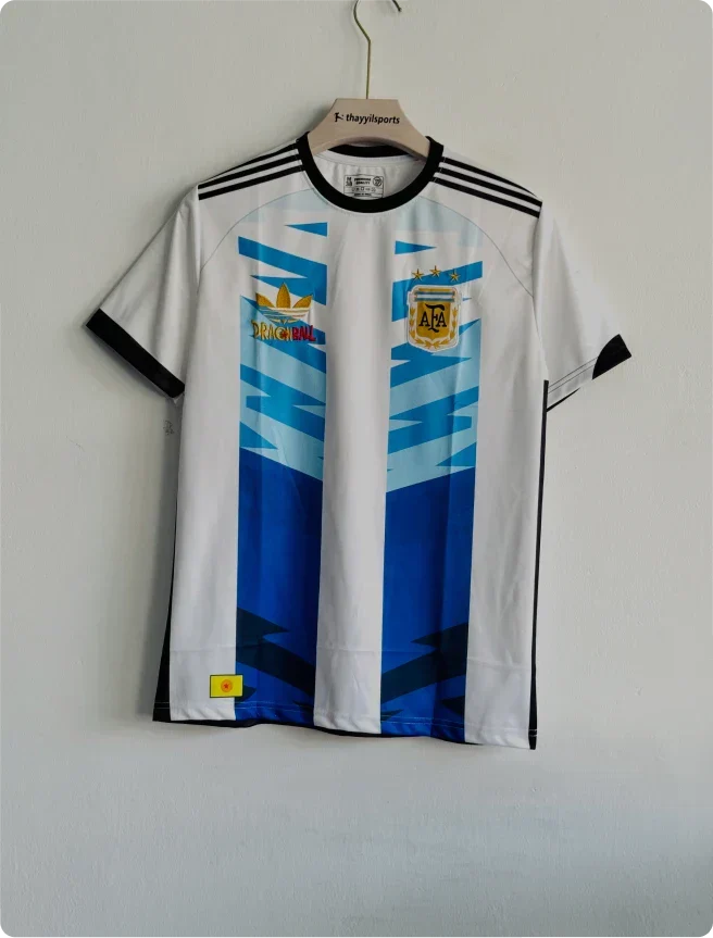 ARGENTINA X DRAGON BALL SPECIAL EDITION KIT MESSI PRINTED