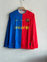 BARCELONA 2008-09 HOME PRINTED KIT MESSI FULLSLEEVE