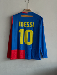 BARCELONA 2008-09 HOME PRINTED KIT MESSI FULLSLEEVE