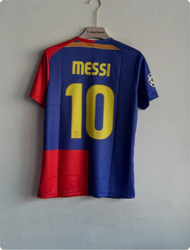 BARCELONA 2008-09 MESSI PRINTED HOME KIT