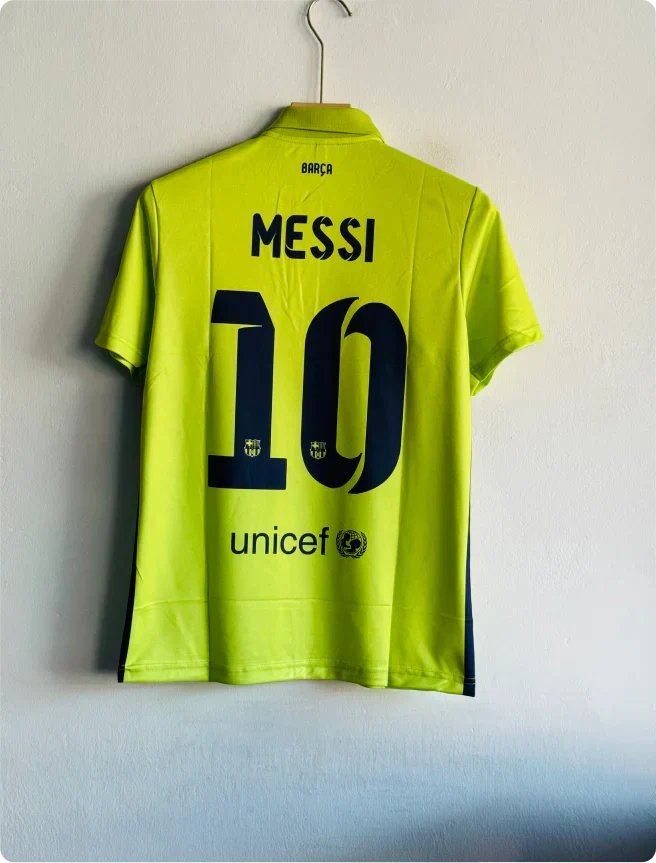 BARCELONA 2014-15 THIRD KIT MESSI POLO PRINTED PREMIUM