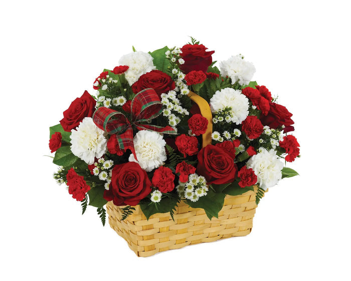 BASKET FULL OF HOLIDAY CHEER bloomexusa