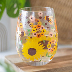 Bee Radiant Print Stemless Glass 🇬🇧