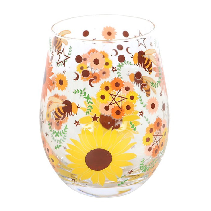 Bee Radiant Print Stemless Glass 🇬🇧