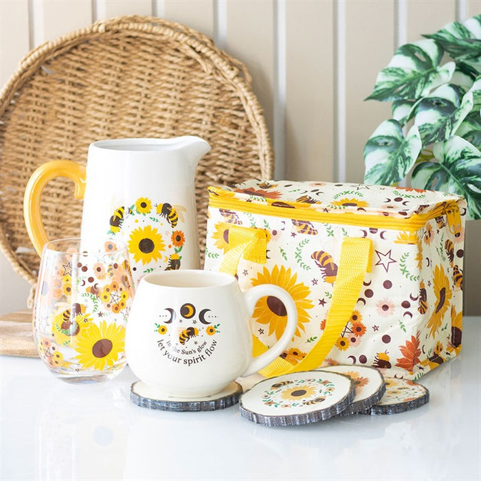 Bee Radiant Print Stemless Glass 🇬🇧