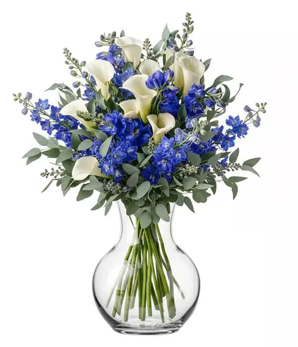 Blue and White Joy bloomexusa