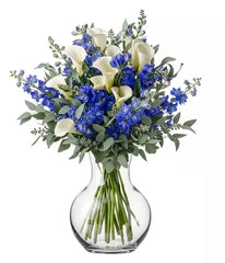 Blue and White Joy bloomexusa