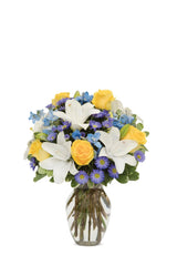 Bright Blue Skies Bouquet bloomexusa