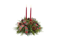 Bright Evergreen Centerpiece bloomexusa