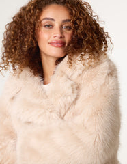 Faux Fur Long Coat