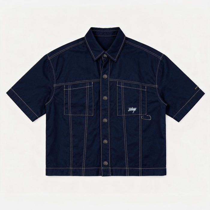 Camisa WhatUp Men Demin Blue