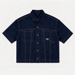 Camisa WhatUp Men Demin Blue