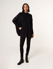 Butterfly Button Detail Jumper
