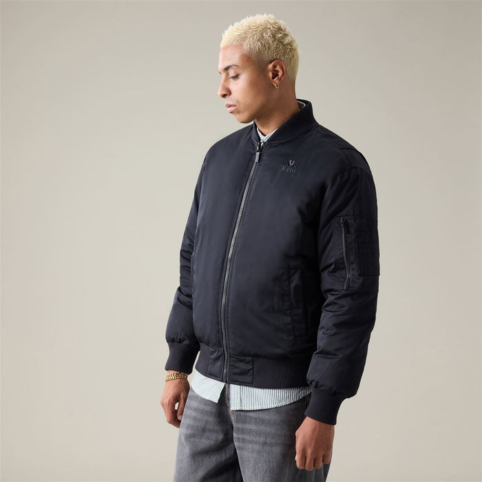 Chaqueta Kappa Authentic Opilio Black Yellow