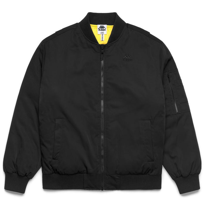 Chaqueta Kappa Authentic Opilio Black Yellow