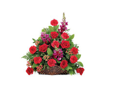 CLASSIC FIRESIDE SYMPATHY BASKET bloomexusa