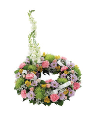CREMATION/MEMORIAL FLORAL WREATH bloomexusa