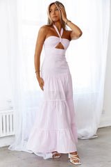 Sexy Maiden Maxi Dress Pink