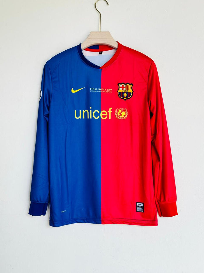 Nike FC Barcelona 2008-2009 Long Sleeves Home Jersey