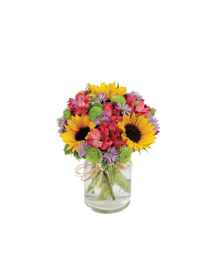 Flower Fields Mason Jar bloomexusa