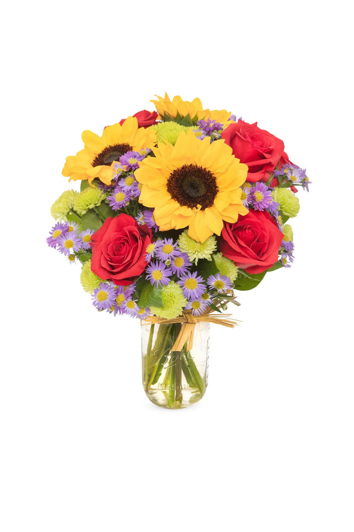 Flower Fields Mason Jar bloomexusa