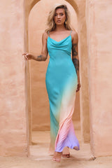 Hutch The Ridge Maxi Dress - Ocean Multi
