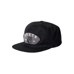 Jockey Station Snapback High Profile Black