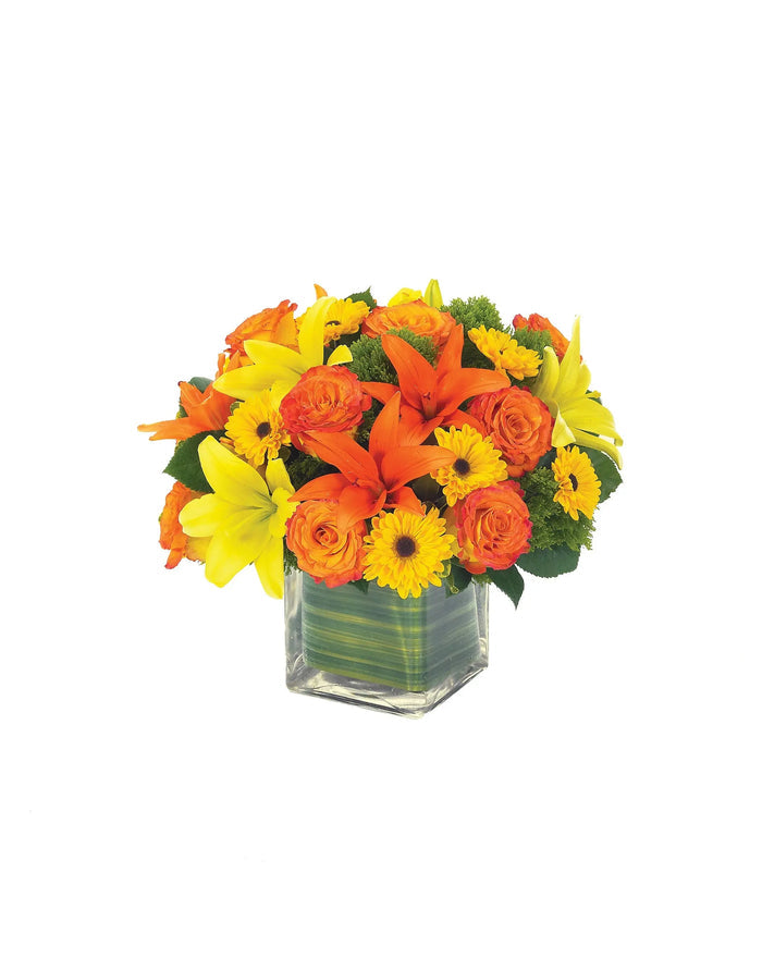 Lovely Lily & Rose Bouquet for Fall bloomexusa