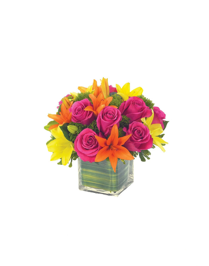 Lovely Lily & Rose Celebration Bouquet bloomexusa