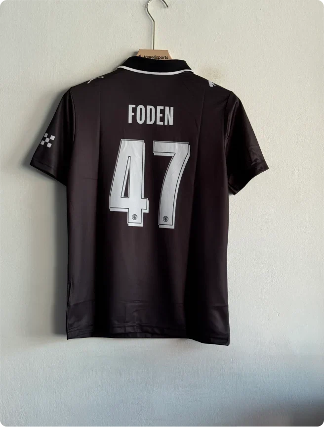 MANCHESTER CITY 25-26 AWAY KIT FODEN POLO PRINTED PREMIUM