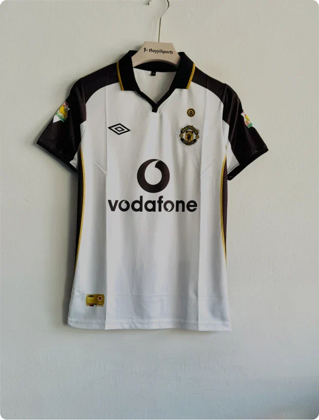 MANCHESTER UNITED 2001-02 AWAY KIT POLO PREMIUM