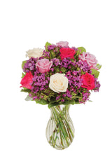 Multicolor Jewel-Toned Rose Bouquet bloomexusa