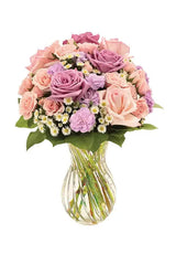 Multicolor Pastel Rose Bouquet bloomexusa