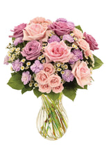 Multicolor Pastel Rose Bouquet bloomexusa
