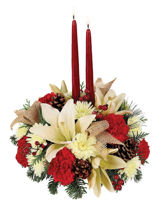 Nature's Holiday Centerpiece bloomexusa