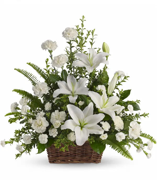 Peaceful White Lilies bloomexusa