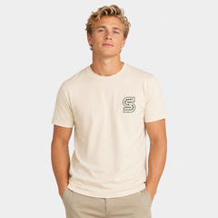 Polera Big S Vintage White