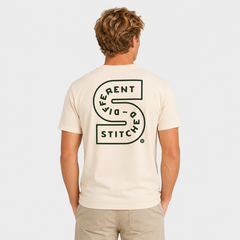 Polera Big S Vintage White