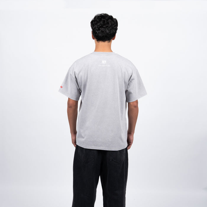 Polera Colo-Colo Urbano Gris Escudo Gris