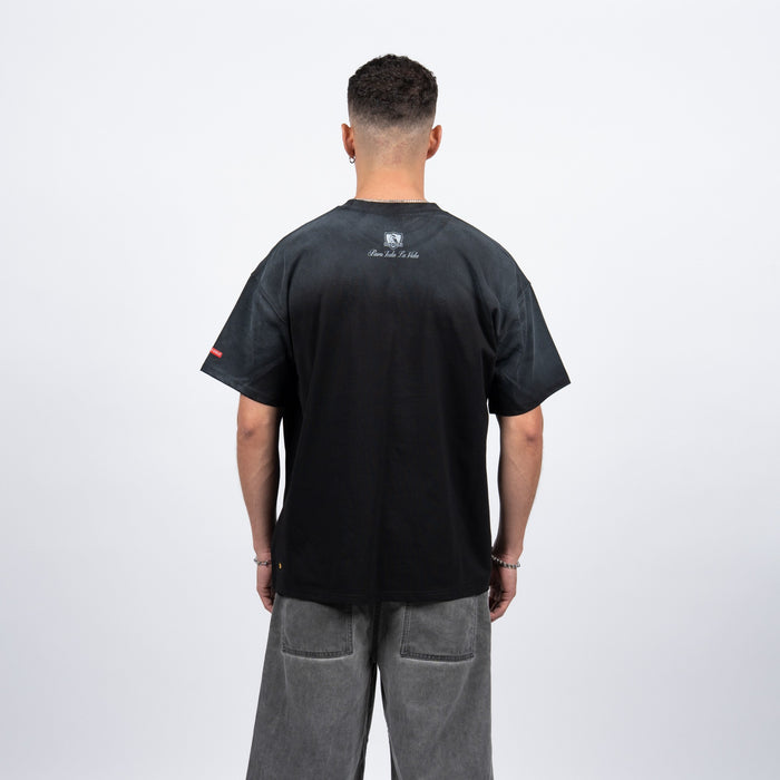 Polera Colo-Colo Urbano "Para Toda la Vida" Negro